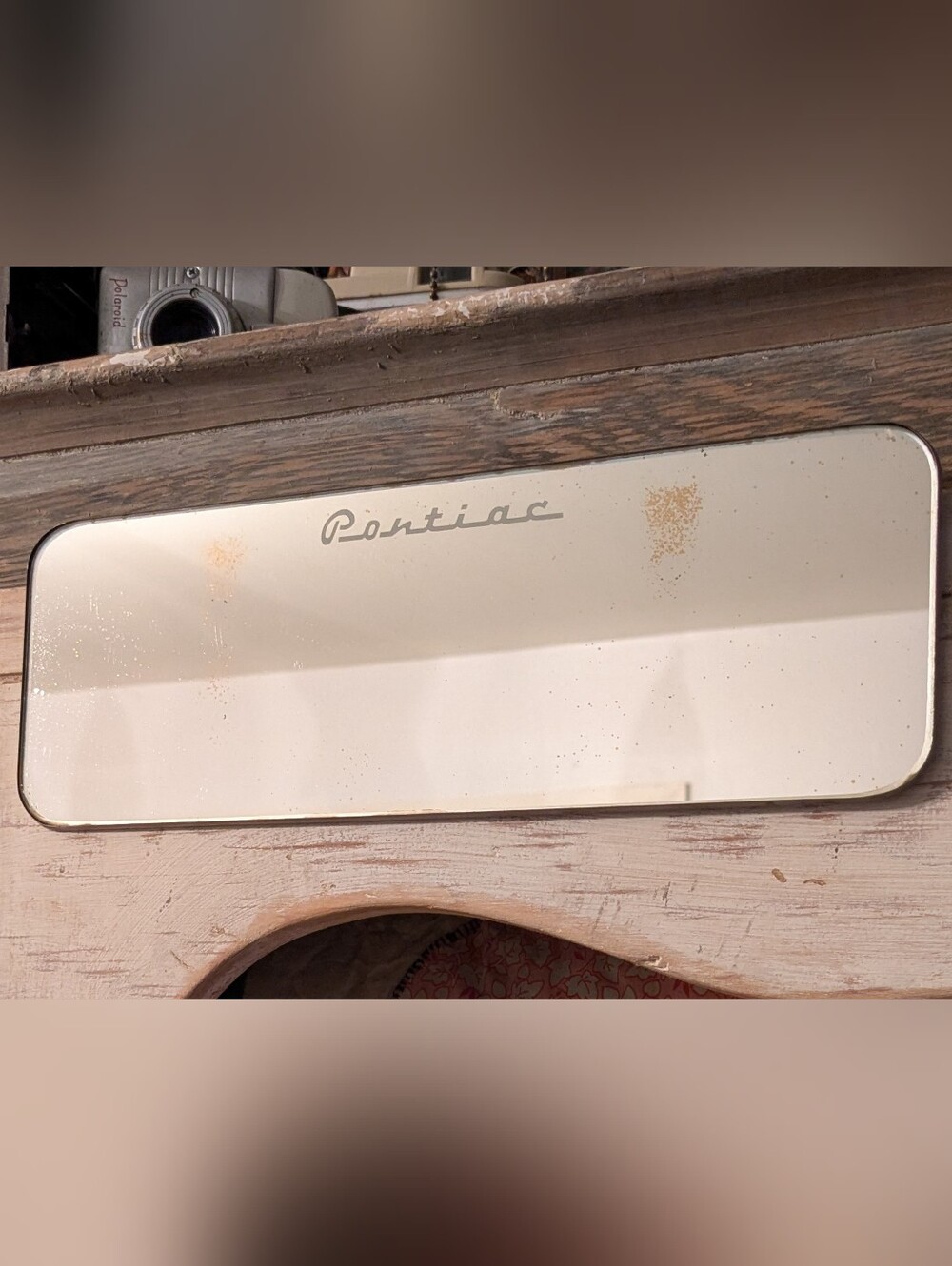 Vintage Pontiac Visor Mirror